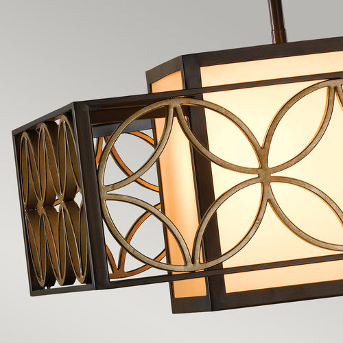 Elstead Remy - 1-lichts plafond hangende staaf goud, brons, E27