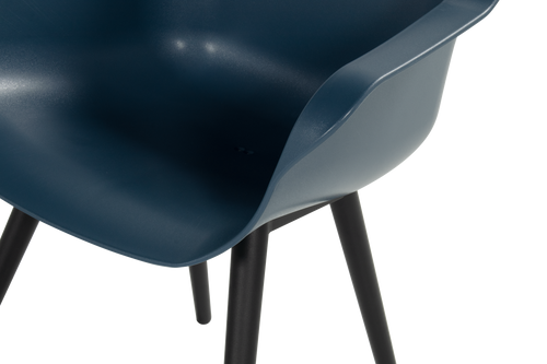 Hartman Tuinstoel Sophie Studio - Donkerblauw Kunststof - Set Van 2 - vtwonen shop