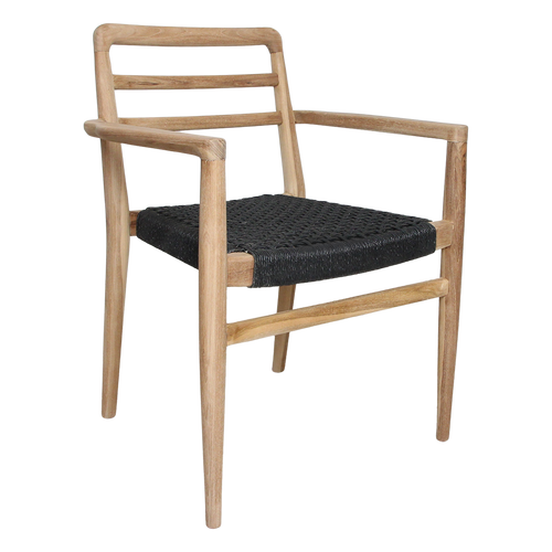 Raw Materials tuinstoel met armleuning Verano - Zwart - vtwonen shop