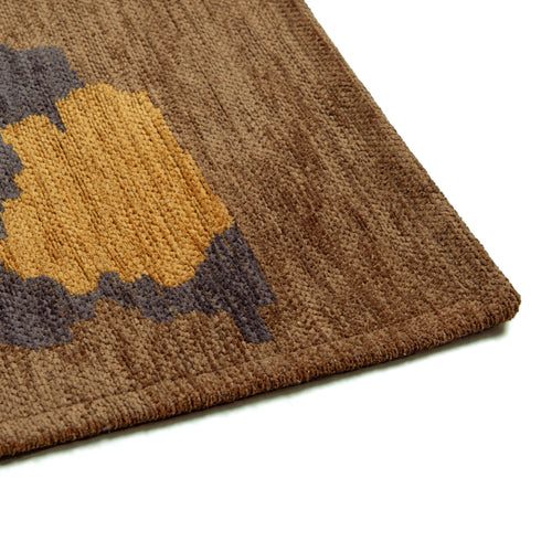Lola&Moi vloerkleed Brownie - bruin - 80x150cm