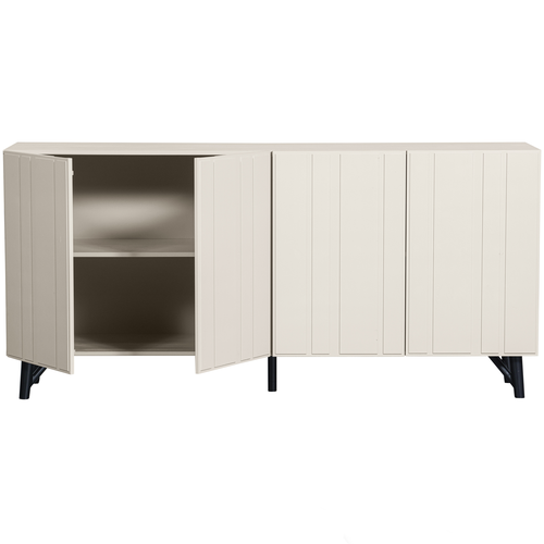 WOOOD dressoir Miller - Grenen - Dust - 85x181x46 - vtwonen shop