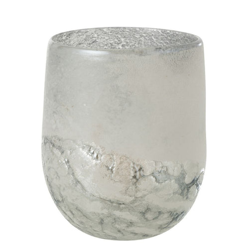 J-Line windlicht Scavo - glas - grijs - large - vtwonen shop