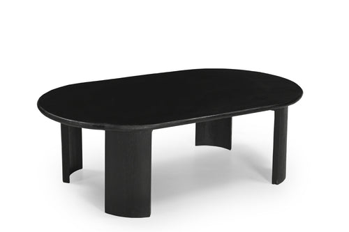 Giga Meubel Salontafel Maikel - Ovaal - Mangohout - 120cm