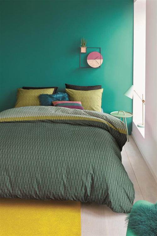 Beddinghouse dekbedovertrek Leith - 260x200/220 cm - groen - vtwonen shop