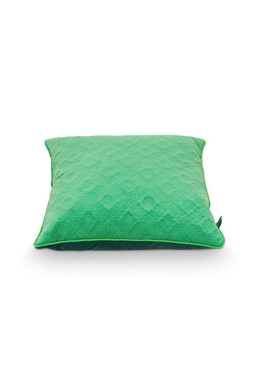 Pip Studio Sierkussen Quilted Daisy - Groen - 50x50cm