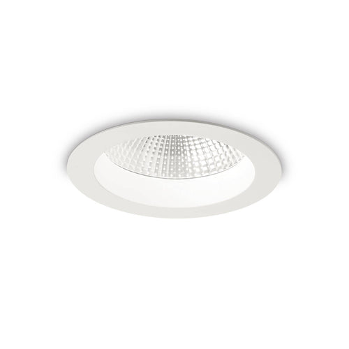 Ideal Lux Basic - LED 1 Licht Inbouwspot Wit IP44