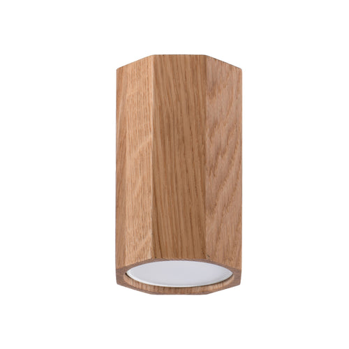 Sollux Lighting Plafondlamp ZEKE 10 eik - 6x6x10cm
