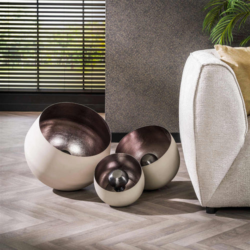 Giga Meubel Tafellamp Basket - Grijs - 1-Lichts - Ø50x46cm - vtwonen shop