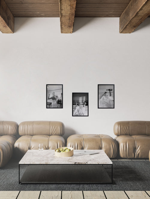 Zwarte lijst met kader 40x30 wijn wakker - vtwonen shop