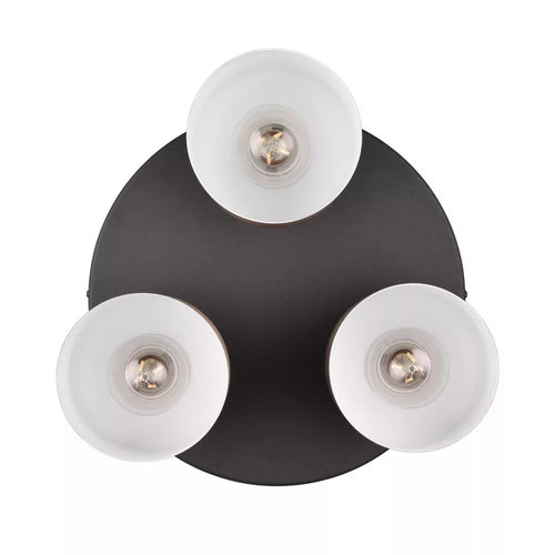 Trio Leuchten plafondlamp Agudo - 3 lichts - 30  x 24.5   cm - zwart
