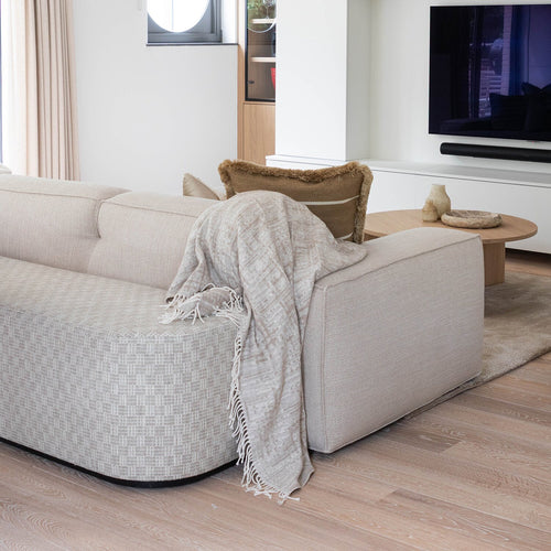 Atmooz plaid Misty - naturel - 150 x 200 cm