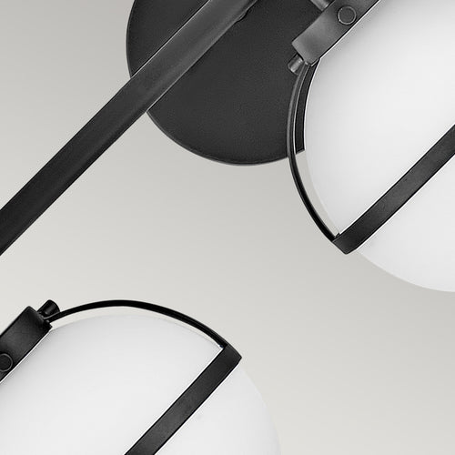 Elstead Hinkley Hollis Badkamer Wandlamp Zwart, IP44
