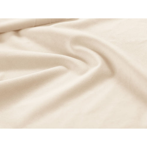 Cosmopolitan Design - Opbergbed met hoofdeinde Livigno 200x160cm flueel lichtbeige - 230x185x125cm