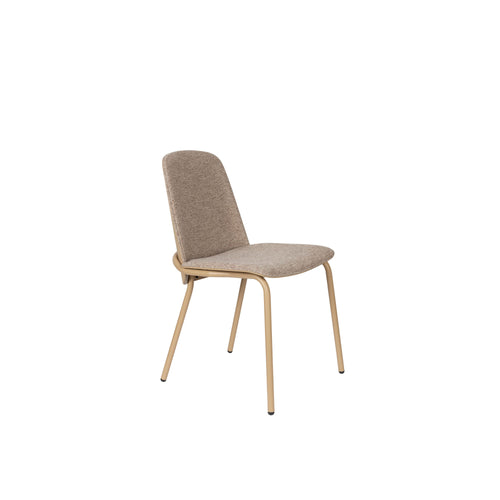 Zuiver Clip Eetkamerstoelen Beige - Set van 2 - vtwonen shop