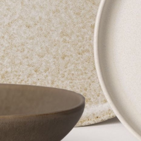 Mimo Homeware serviesset Dreamy Ivory & On The Rocks - 5-delig - 2 personen