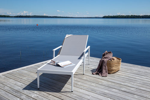 Rebellenclub Ligstoel Solis - Set van 2 - Wit