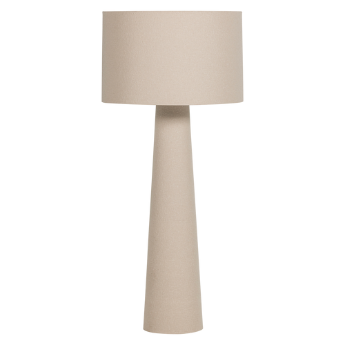 WOOOD vloerlamp xxl Ø70 cm Loft - Metaal/Bouclé - Naturel - 160x70x70