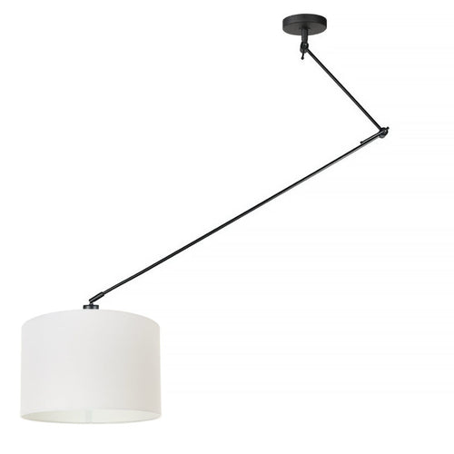 Ylumen hanglamp Knik - 1 lichts - 70  x 150   cm - zwart wit - vtwonen shop