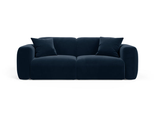 Cosmopolitan Design Modulaire bank Strino 3-zits, flueel koningsblauw - 98x220x78cm