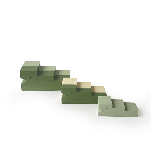 Bobles speelgoed - krokodil -  groen