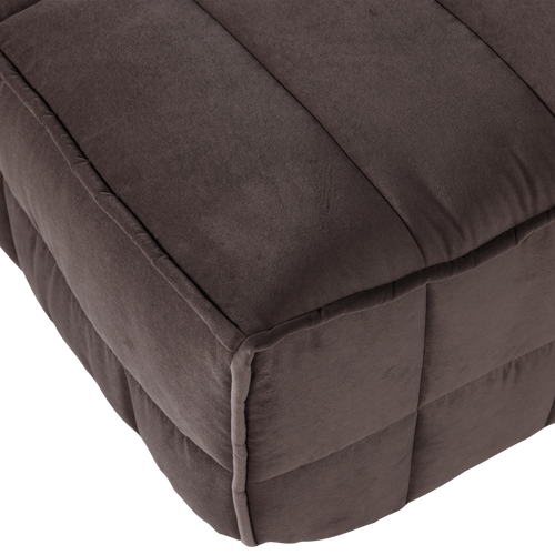 vtwonen hocker Cluster - Velvet - Chocoladebruin - 45x104x60