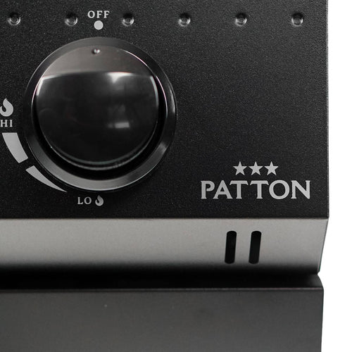 Patton Gasbarbecue 3 + 1 opus inbouw - zwart