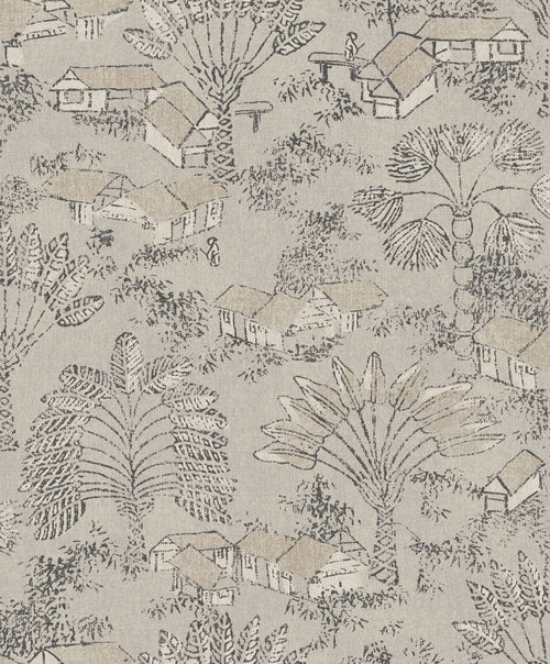 Masureel behang natuurmotief beige - 53 cm x 10.05 m - 630877