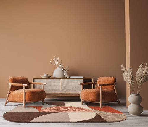 Vloerkleed MOMO Rugs Matrix Oval Spice 160x230 cm