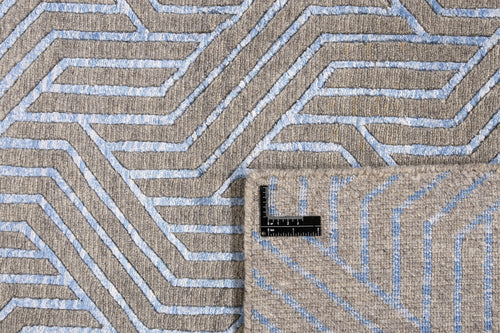 Vloerkleed MOMO Rugs Companion Grey Light Blue 250x350 - vtwonen shop