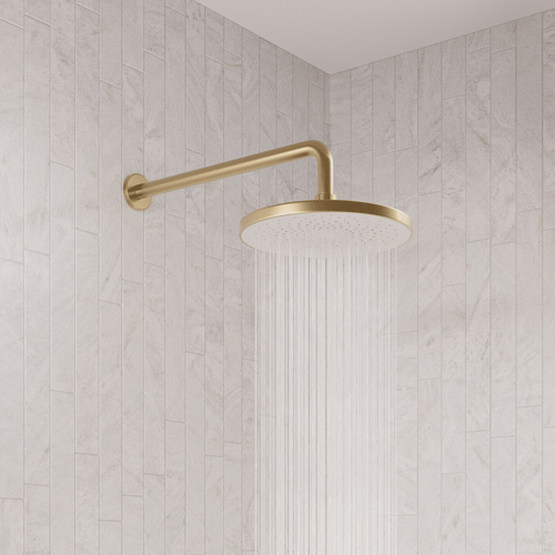 LOMAZOO inbouwdoucheset Mistral - met thermostaatkraan & ronde handdouche - goud