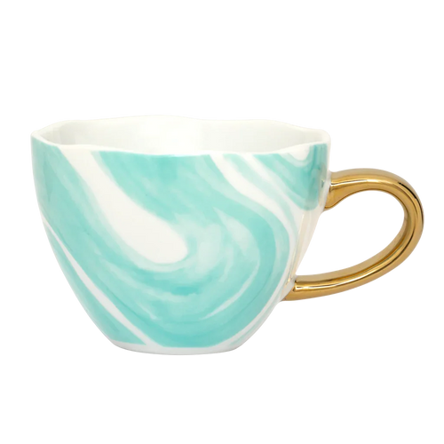 Urban Nature Culture Good Morning kopje Cappuccino/Tea - Emerald Green - 11x8cm