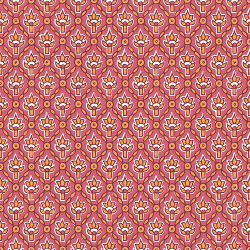 ESTAhome behang vintage bloemen roze - 50 x 900 cm - 131544 - vtwonen shop