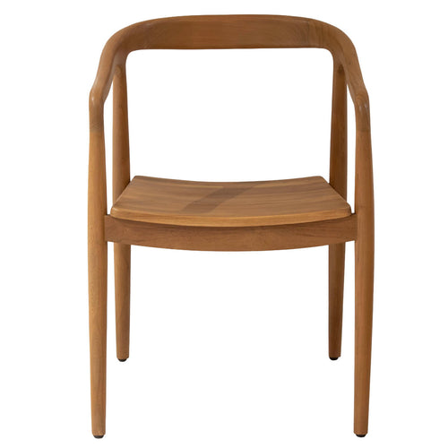 DÉJA Living Tuinstoel Lasse - Naturel Hout - Set van 2