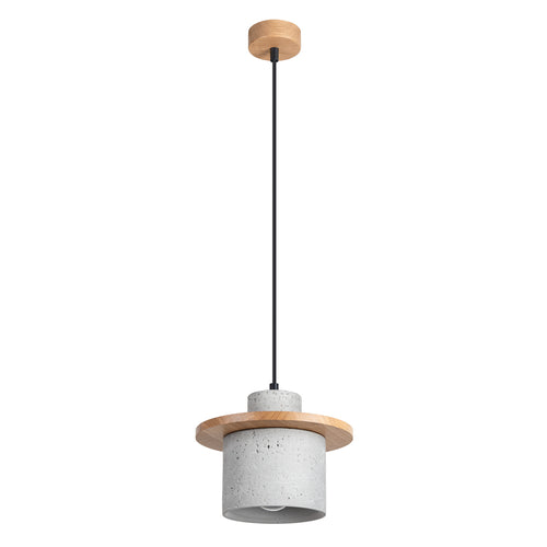 Sollux Lighting Hanglamp MAB beton - 22x22x125cm