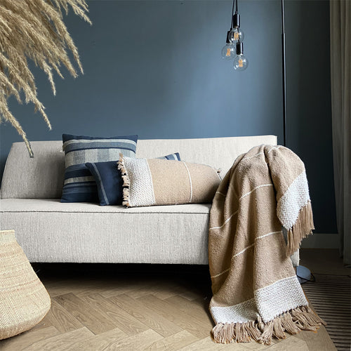 Malagoon plaid Berber - haverbeige - 125x150cm