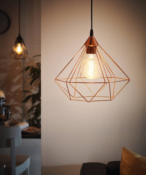 EGLO hanglamp Tarbes - e27 - 32.5 cm - zwart - vtwonen shop