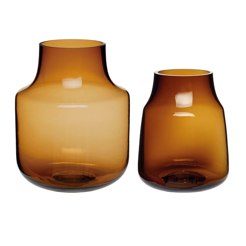 Hübsch vazen Desert - glas - ø14xh18, ø17xh22cm - vtwonen shop