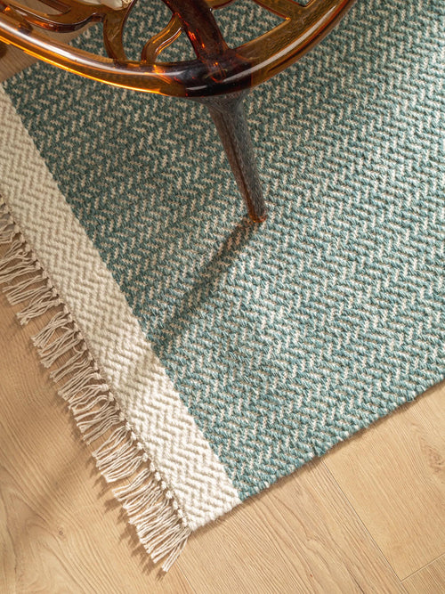benuta wollen loper Kim - mint - 80x250 cm