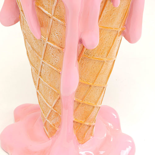 Kare Design Bijzettafel ijs roze Ø48cm - vtwonen shop