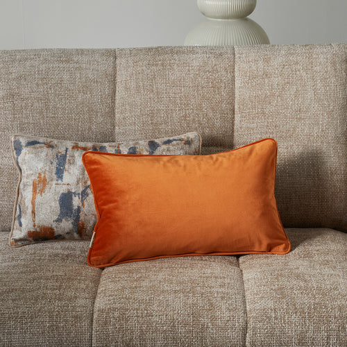 Rivièra Maison George Pillow Cover 50x30 - Polyester - Oranje - vtwonen shop