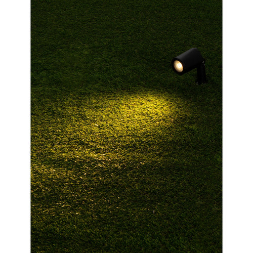 Nova Luce SPY 19 cm buitensteker met zandkleurige zwarte GU10 fitting, 1x10W, IP65