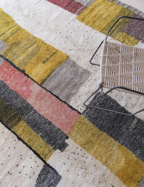 AFK Living vloerkleed Berber - handgemaakt - Wol - 200 x 300 cm