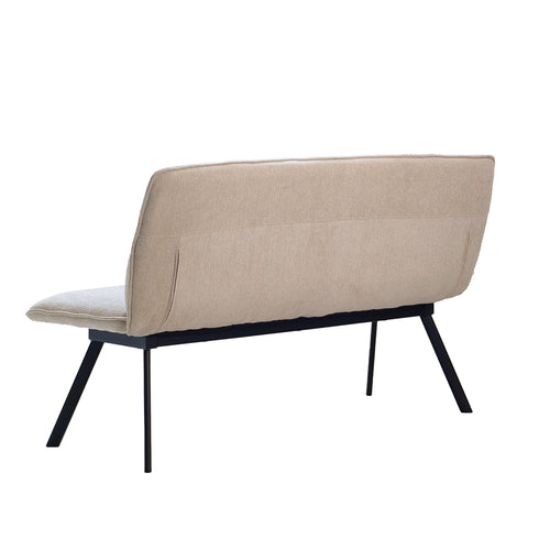 Giga Meubel Eetkamerbank Harper - Taupe Stof - 160x60x88cm
