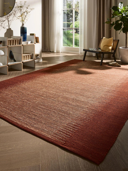 benuta jute vloerkleed Tulsi - terracotta - 200x300 cm