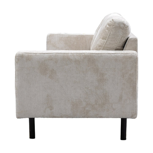 Giga Meubel Bank Florence 4-zits - Stof/Metaal - Taupe