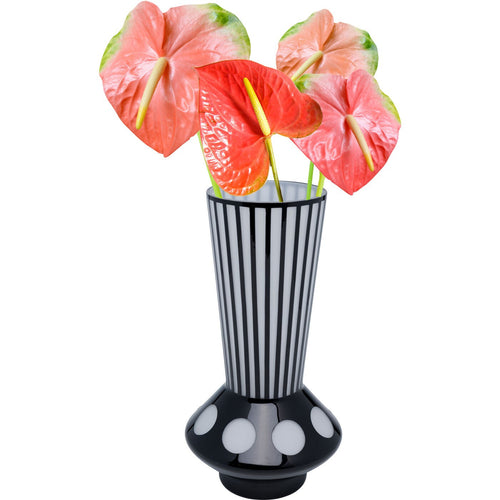 Kare Design Vaas Brillar zwart en wit 40cm