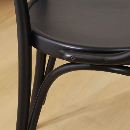 Fameg Venice No. 9 Houten Eetkamerstoel Zwart - Met Armleuning - vtwonen shop