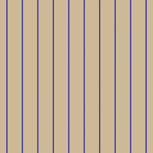 MADE Vliesbehang - Kyria Neutral & Blue Stripe
