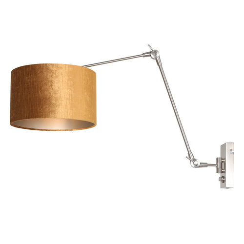Steinhauer wandlamp prestige - 1 lichts - 90x 50 cm - mat chroom goud - vtwonen shop