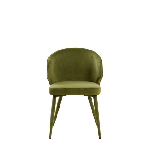Light & Living eetkamerstoel KOSAKA - 79x57x53cm - groen - Set van 2